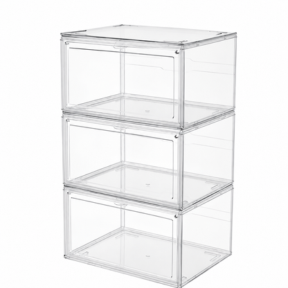 PACK 3 Cajas Acrilicas Transparentes para Zapatillas