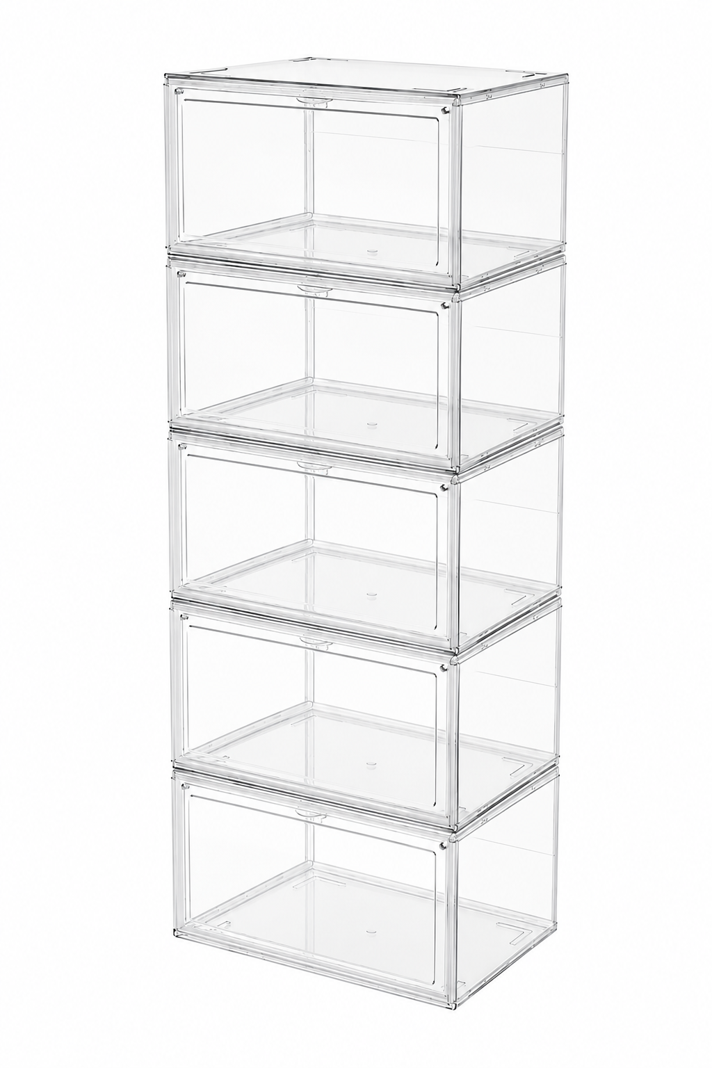 PACK 5 Cajas Acrilicas Transparentes para Zapatillas