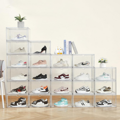 PACK 3 Cajas Acrilicas Transparentes para Zapatillas